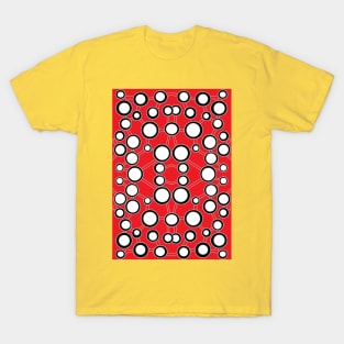 Dots on Red T-Shirt